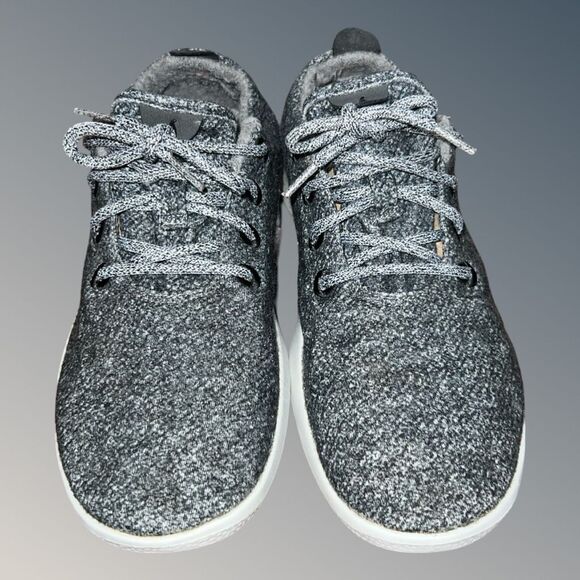 Men’s allbirds Gray Wool Runners Lace Up Sneakers Size 10 - Picture 2 of 8